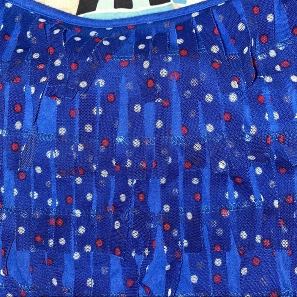 Justice cami red white & blue size 8‎